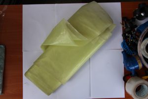 Greenhouse polythene cover